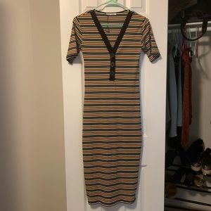 Brand New Zara Long Tight Body Shape Dress